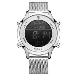 Relógio Unissex Tuguir Digital TG101 - Prata