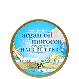 Manteiga Capilar Hidratante OGX Hair Butter Argan Oil of Morocco 187g, Ogx
