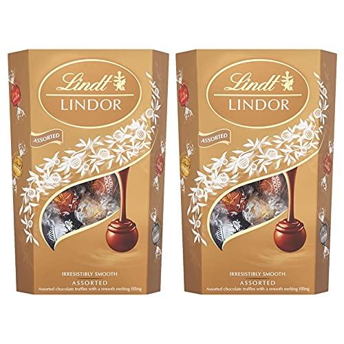 Bombom de Chocolate Suíço Lindt Lindor Sortido, 2 Caixas de 200g