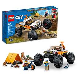 LEGO City Off-Roader 4x4 de Aventuras 60387 (252 Peças); Conjunto de Construção