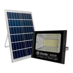 Refletor Solar Zinnia ZRS500, Led, 500w, Bateria 20000Mah, Com Controle Remoto, IP67, ZNE-ZRS500-01