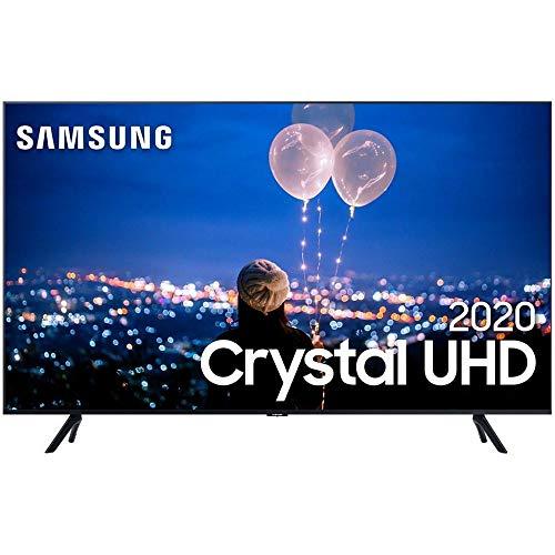 Smart TV LED 50" 4K Cristal UHD Samsung UN50TU8000GXZD, HDMI 2, USB 1, WI-FI