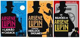 Kit Livros Arsène Lupin (Ladrão de Casaca + Contra Herlock Sholmes + os Bilhões de Arsène Lupin)