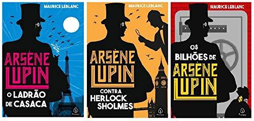 Kit Livros Arsène Lupin (Ladrão de Casaca + Contra Herlock Sholmes + os Bilhões de Arsène Lupin)