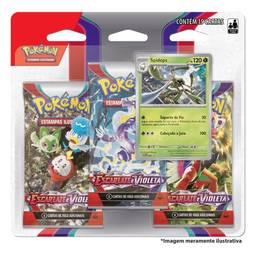 Triple Pack Pokémon Spidops Escarlate E Violeta 1