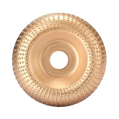 Tomshin Disco de esmeril de 4 '' Disco de desbaste de madeira para esmerilhadeiras angulares com mandril de 22 mm/0,87 pol.