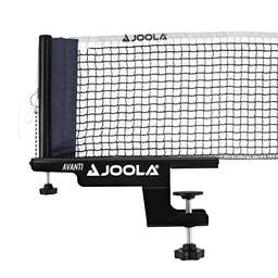 JOOLA Rede de tênis de mesa premium Avanti e conjunto de postes - Portátil e fácil configuração 182,88 cm Tamanho regulamentado Ping Pong, rede de grampos, branco/preto (31009)