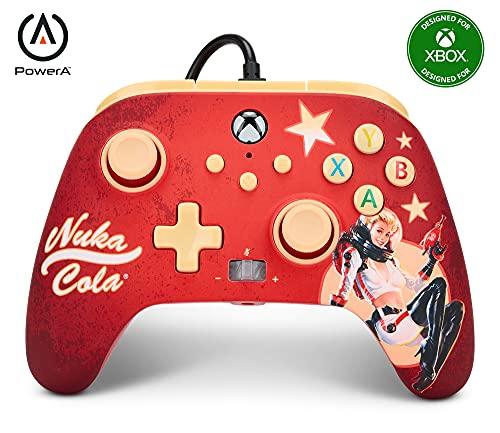 PowerA Xbox Enwired Controller - Fallout: Nuka Cola, Gamepad, Wired Video Game Controller, Gaming Controller, Fallout, Xbox Series X|S - Xbox Series X