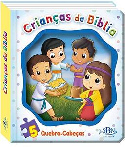 Janelinha lenticular bíblica c quebra-cabeças: Crianças da bíblia