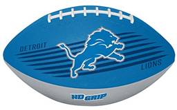 Rawlings NFL Downfield Bola de futebol juvenil com aderência HD 5X, Detroit Lions