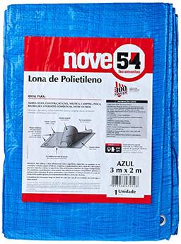 Lona De Polietileno Azul 3 M X 2 M Nove54 Nove 54