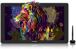 HUION KAMVAS 22 Plus Tablet de desenho gráfico com tela totalmente laminada QD 140% sRGB, suporte Android sem bateria 8192 níveis de pressão Stylus para desenho inclinado, monitor de desenho de 21,5 polegadas com suporte