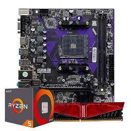 Kit Upgrade AMD Ryzen 5 4600G + A520M + 8GB DDR4