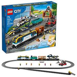 LEGO® City Comboio de Mercadorias 60336 Kit de construção; set de comboio de mercadorias com tecnologia Powered Up para crianças a partir dos 7 anos (1153 peças)