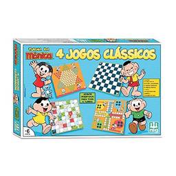 Jogo - 4 Jogos Clássicos Turma Da Mônica, Nig Brinquedos