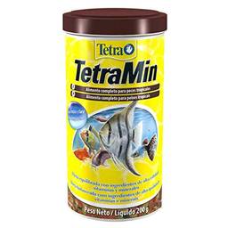 Tetra Tetramin Flakes 200g Tetra Para Todos Os Tipos de Peixe Todas As Fases,