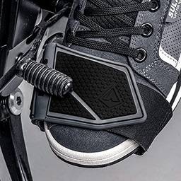 Almofada de mudança de sapato de motocicleta, protetor de bico de bota de sapato de equitação, protetor de marcha de borracha, capa protetora de sapato para andar de moto