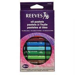 Reeves Pastel Oleoso 12 Cores, 4880585, Colorido