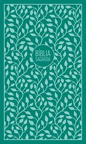 Bíblia NVI, Capa Dura, Tecido, Verde, Leitura Perfeita