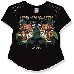 Colcci Fun Camiseta Estampada: Urban Youth Rock Is My Nature, 14, Preto