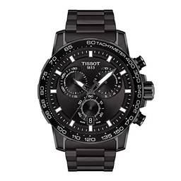 Tissot Relógio masculino Supersport Chrono aço inoxidável casual preto T1256173305100
