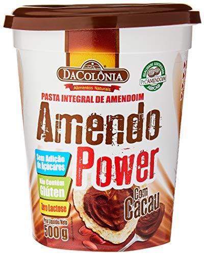 Amendopower Pasta De Amendoim Com Cacau Zero 500G
