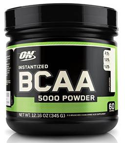 BCAA em Pó Optimum Nutrition/BCAA 5000 Powder Optimum Nutrition - Sem Sabor 345g