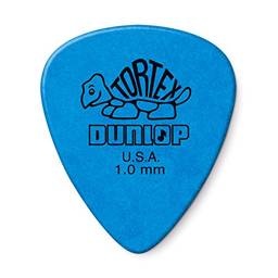 Palhetas de guitarra Jim Dunlop Tortex Standard, 1,0 mm azul - pacote com 36 (418B1.0)