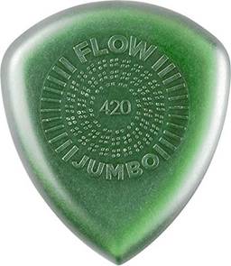 Jim Dunlop Palhetas de guitarra Flow Jumbo Grip 4,20 mm (547P4.20)