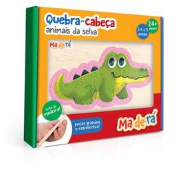 Animais da Selva - Quebra-Cabeça - 3, 4 e 5 peças - Toyster Brinquedos