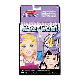 Melissa & Doug - Water Wow! Jogo de Colorir com Água Maquiagem e Manicure, 3+ Anos, Multicolorido, 9416