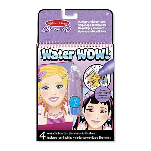 Melissa & Doug - Water Wow! Jogo de Colorir com Água Maquiagem e Manicure, 3+ Anos, Multicolorido, 9416