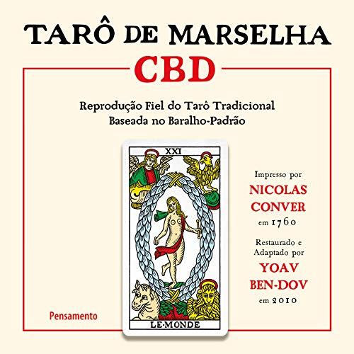 Tarô de Marselha CBD: Reprodução fiel do Tarô tradicional baseada no baralho-padrão.