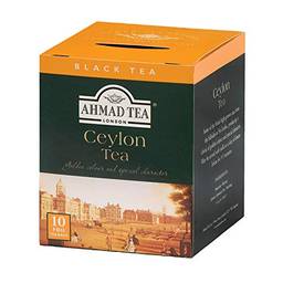 Chá Preto Ceylon Ahmad Tea London 10 Unidades de 20g