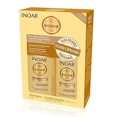 Inoar Kit Duo Shampoo e Condicionador DayMoist Ultra Hidratante com CLR 250 ml, Inoar