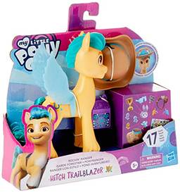 Figura My Little Pony: uma Nova Geração de Rockin' Ranger Hitch Trailblazer - F4280 - Hasbro, Bege e azul