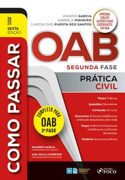 Como Passar na OAB 2ª Fase - Prática Civil - 6ª Ed - 2023: 5
