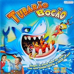 Jogo Tubarão Bocão com 12 Peixes - Br753 Multikids Azul