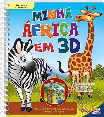 Leia, monte e brinque! Minha África em 3D