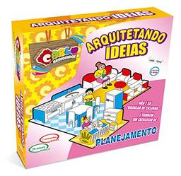 Carlu Brinquedos - Arquitetando Ideias: Planejamento Jogo de Decoração com 28 Peças, 5+ Anos, Multicolorido, 1813