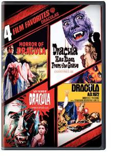 4 Film Favorites: Draculas (Dracula A.D. 1972, Dracula Has Risen from the Grave, Horror of Dracula, Taste the Blood of Dracula)