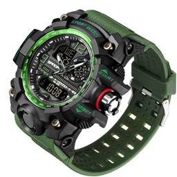 Sanda Relógio Masculino Militar Esportivo Original Men Sport Watch Relógio à prova d'água Eletrônico Digital Relógio de Pulso