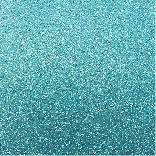 Make+ Glitter Placa de Eva Pacote de 5 Unidades, Azul (Água Neon), 60 x 40 x 0.20 cm