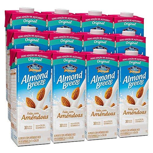 Kit Bebidas de Amêndoas Almond Breeze Zero 12x1L