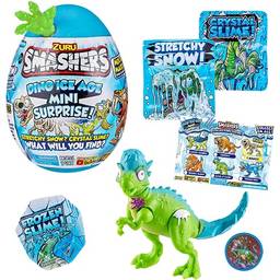 Smashers Ovo Dino Ice Surpresa - fun, Boneco, Azul, Pequeno