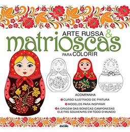 Arte russa e matrioscas para colorir