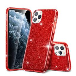 ESR Capa Capinha iPhone 11 Pro Max (6.5) Esr Glitter Case Original-vermelho