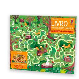 Labirintos da Floresta: Livro com quebra cabeça