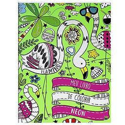 Meu Livro de Colorir NEON: Flamingo