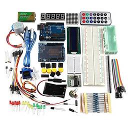 Tomshin R3 UNO Learning Kit para Arduino com motor de passo 1602LCD Sensores Servo breadboard Jumper Wire